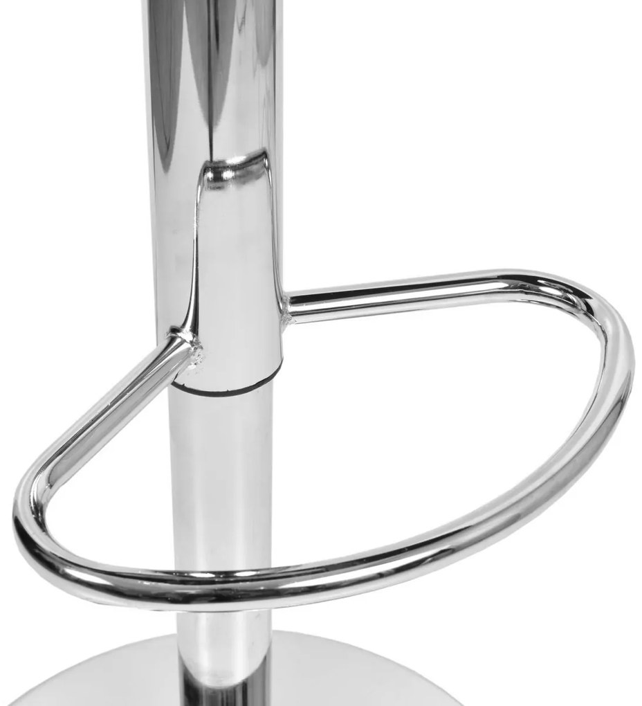 Barová stolička GORDON zamat sivá/strieborná