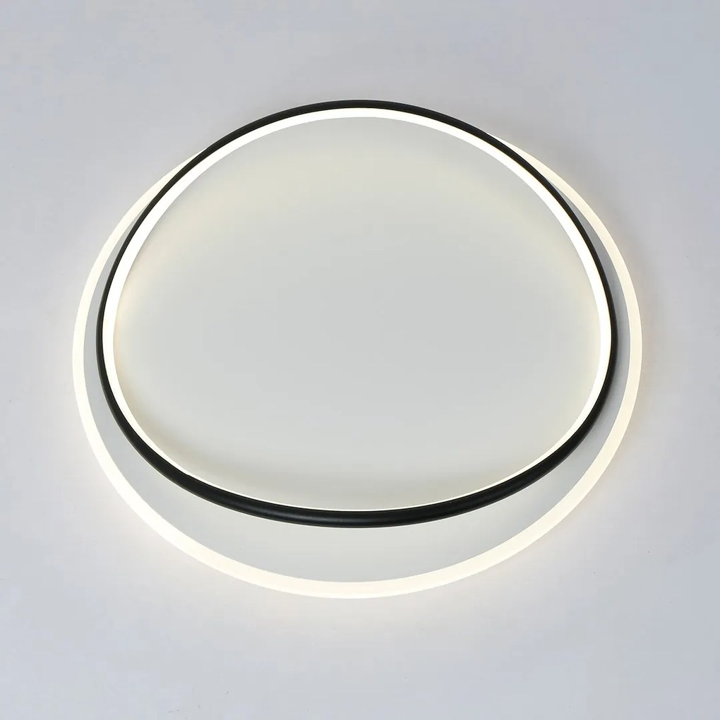 Stropné LED svietidlo Halo, 2x LED 38w, 4000k, b