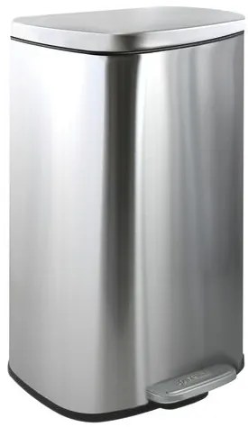 Spirella Spirella pedálový odpadkový kôš akira kartáčovaná nerezová oceľ soft-close 30 l 10.21569