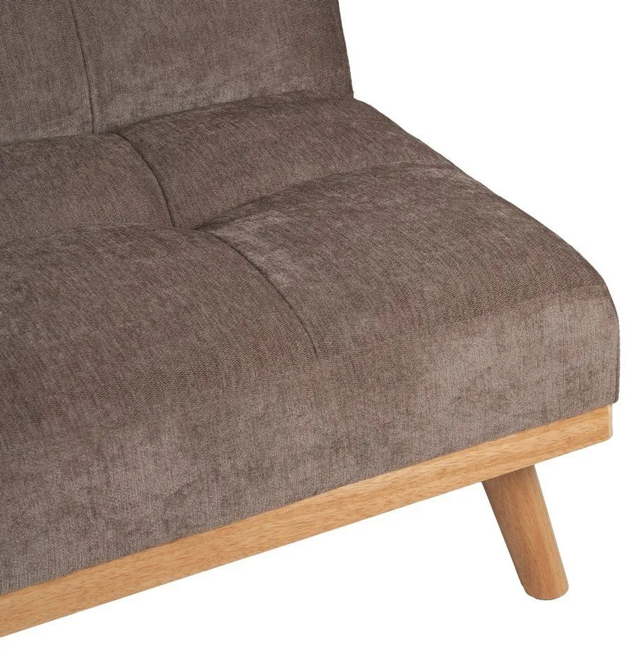 Hnedá ženilková rozkladacia pohovka 178 cm – Ixia