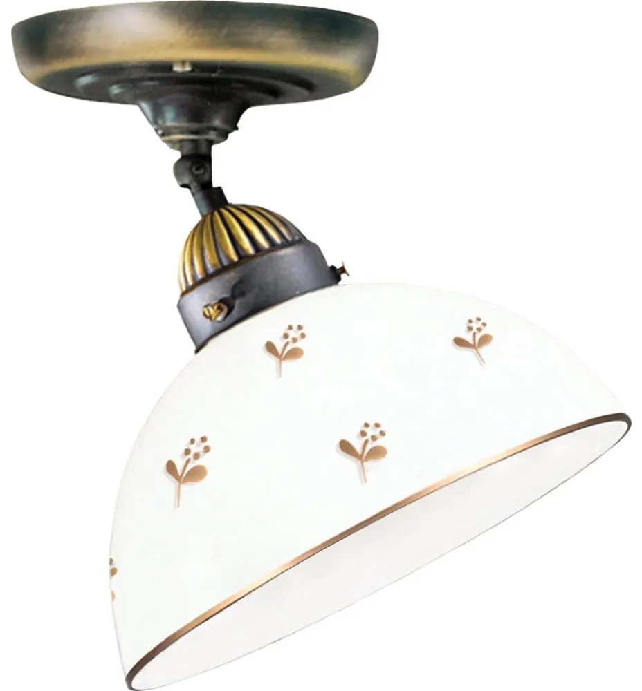 Kolarz 731.10.170 - Prisadený luster NONNA 1xE27/75W/230V, priemer 20 cm, kvetinový, ružové zlato