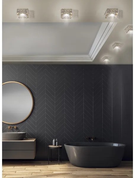 Azzardo AZ4414 - Podhľadové svietidlo ESTER 1xGU10/50W/230V hranatý čierna