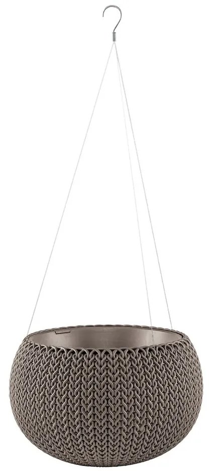 Plastový závesný a nástenný kvetináč ø 28 cm Cozy – Keter