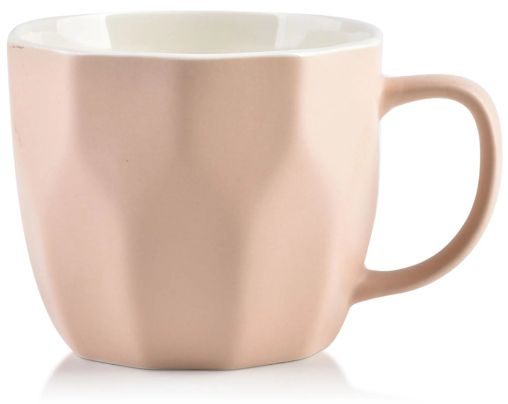 Hrnček SALLY GEO 380 ml béžový