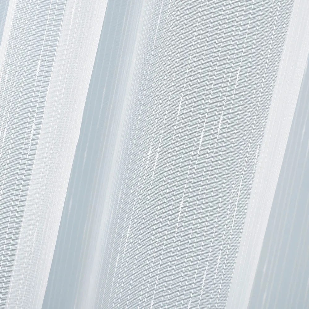 Záclona biela s olovkom vzor Prší - ZAC-023 výška 260 cm Šitie na mieru