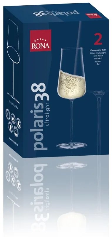 RONA 2x Pohár na víno POLARIS 380ml