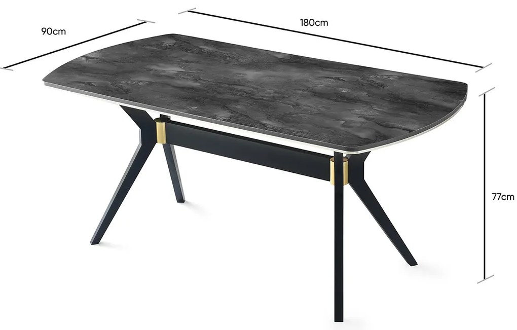 Jedálenský stôl Ikon Multicolor