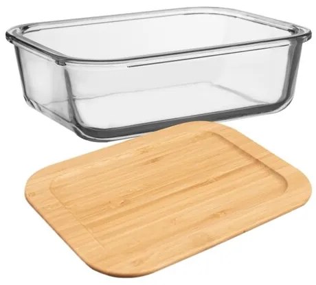 Orion Dóza sklo/bambus s tesnením 1,6 l, 1,6 l