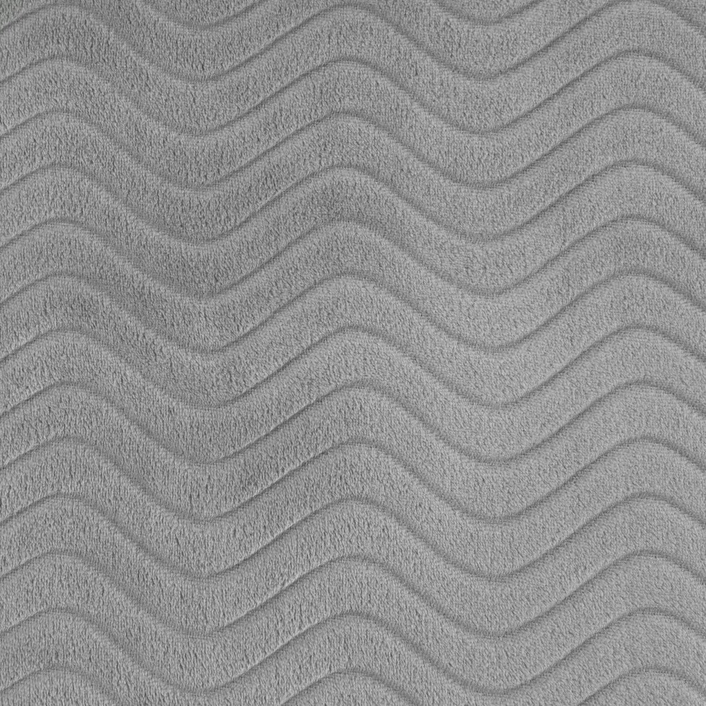 DEKA Z MIKROFLANELU EMMA 150X200 CM STRIEBORNÁ
