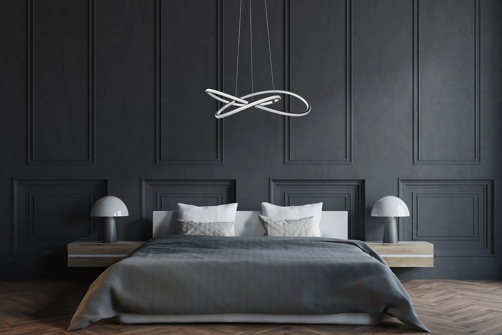 Toolight Toolight, LED závesné svietidlo APP1193-CP, čierna, OSW-40024