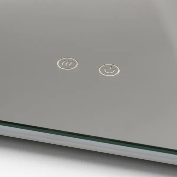 Brilagi - LED stmievateľné kúpeľňové vyhrievané zrkadlo s podsvietením DIANA LED/17W/230V 60x60 cm IP44