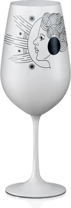 Crystalex pohár Zverokruhy Panna biela 550 ml