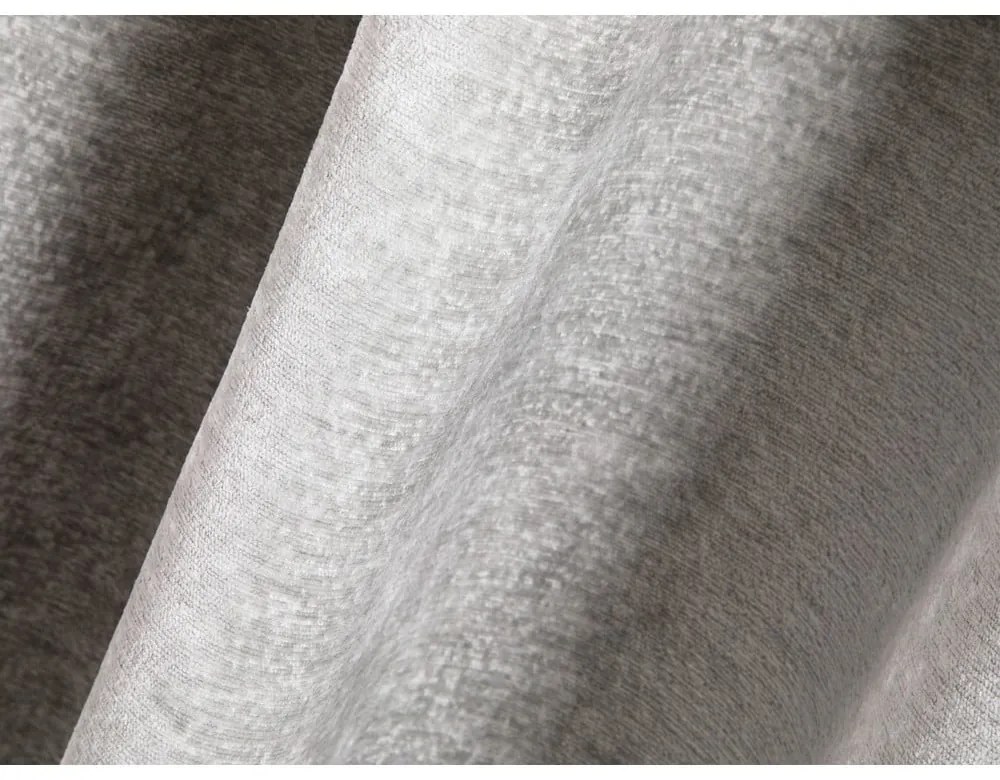 Svetlosivá čalúnená dvojlôžková posteľ s úložným priestorom a roštom 160x200 cm Lupine – Micadoni Home