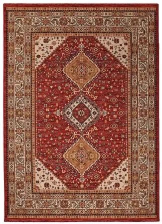 Koberce Breno Kusový koberec PRAGUE 93/IB2R, červená, viacfarebná,133 x 190 cm