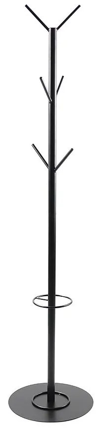 Vešiak kovový stojanový Loft 06-06 180x40 čierna