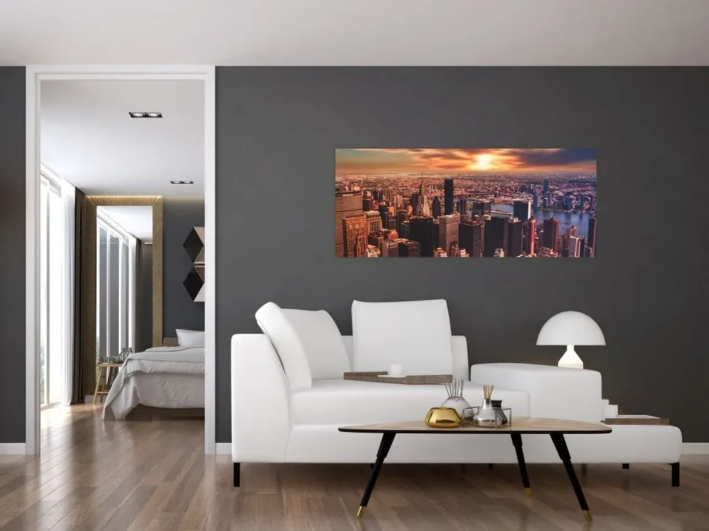 Obraz - Pohľad na metropole (120x50 cm)