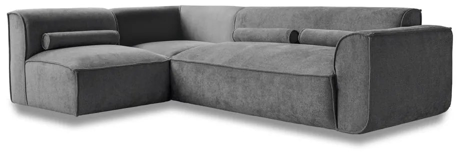 Sivá rohová pohovka (ľavý roh) Flex Felix – Miuform