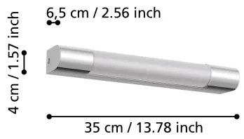 Eglo 98442 - LED osvetlenie pre kúpeľňové zrkadlo TRAGACETE LED/8W/230V IP44