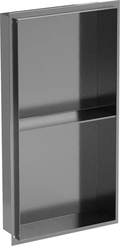 Mexen X-Wall-NR, polica na zapustenie bez príruby 60 x 30 cm, grafitová matná - 19E1603010S