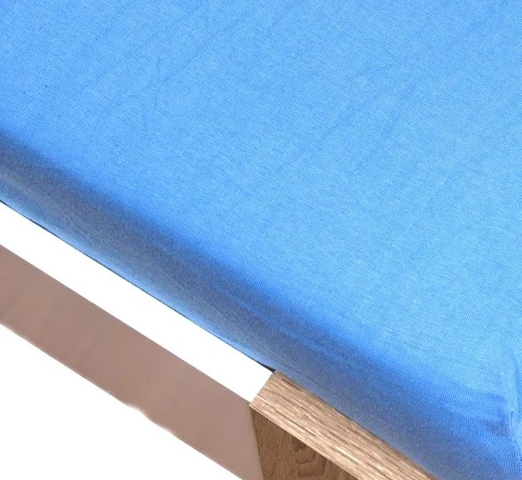 Homa jersey plachta modrá svetlá