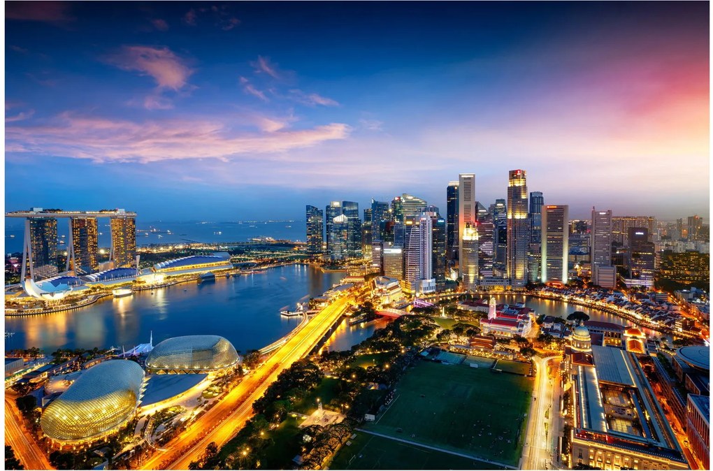 Obraz - Singapur, Ázia (90x60 cm)