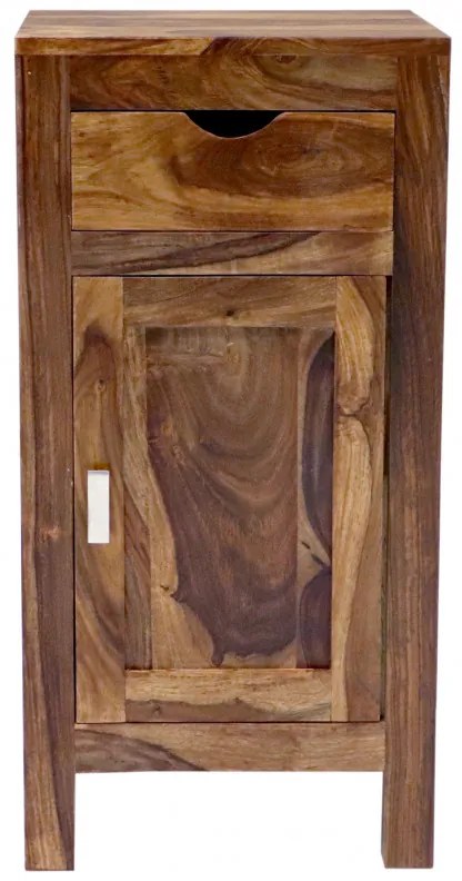 Skrinka do kúpeľne Amba 40x80x35 z indického masívu palisander Super natural