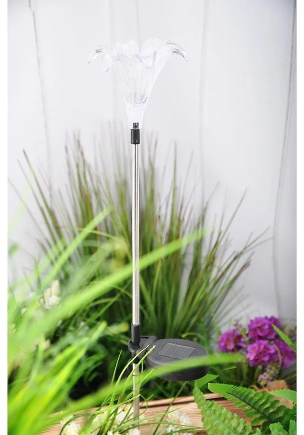 Solárna lampa kvety MIX A2143