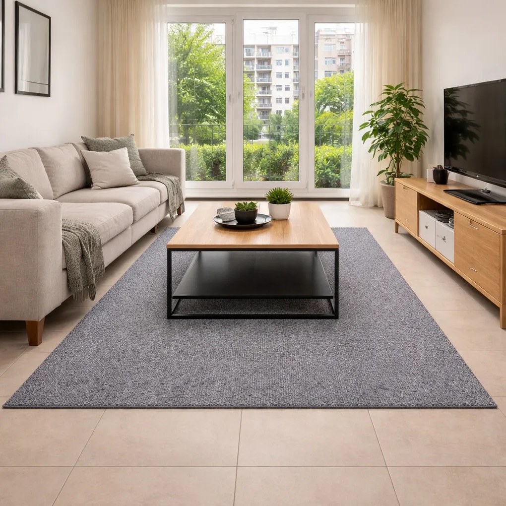 Kusový koberec Rambo-Bet 73, 140x200, šedá, kancelária, Condor Carpets