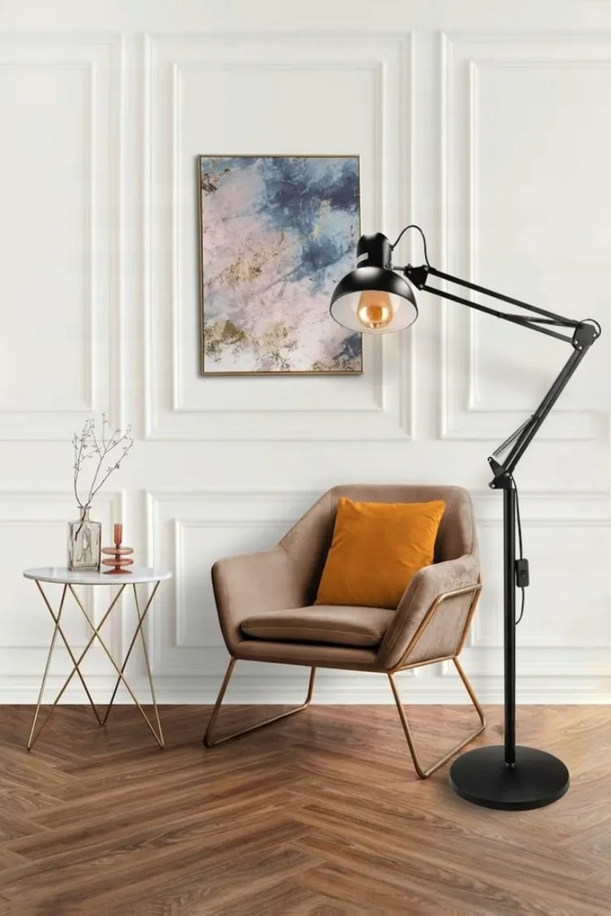 BERGE LED stojacia lampa E27 185cm - BERLIN