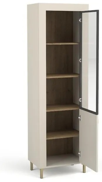 Vitrína Mossana MO3 (kašmír). Akcia -20%. Vlastná spoľahlivá doprava až k Vám domov. 1096827