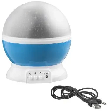 LED Star Light projektor nočnej oblohy - modrá