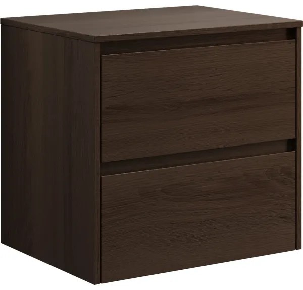 Kúpeľňová skrinka TRONDHEIM pre umývadlo 60 cm, orech