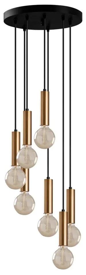Závesné svietidlo v čierno-zlatej farbe ø 40 cm Tempo – Opviq lights