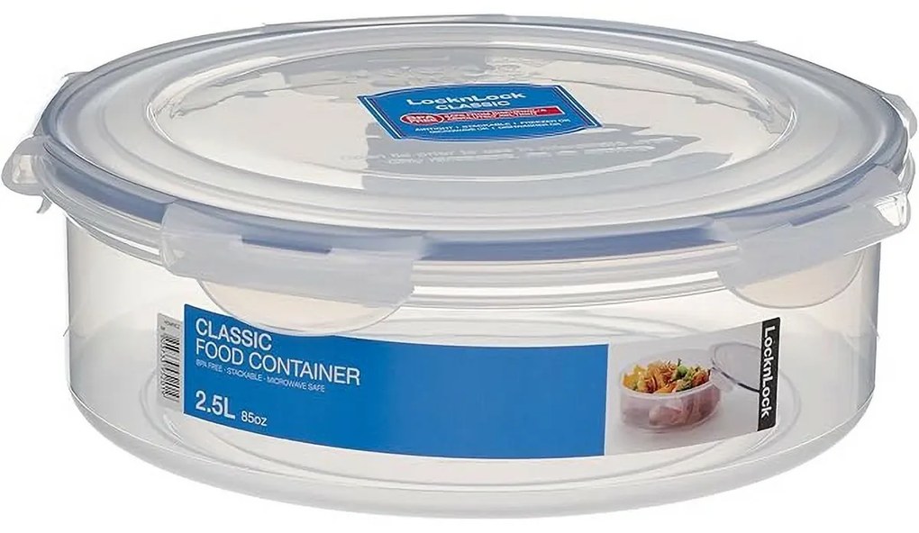 LOCKnLOCK Dóza na potraviny okrúhla 2,5 l, 24 x 8 cm