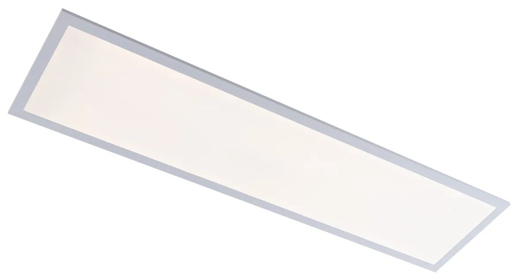 Moderný LED panel biely 100 cm vrátane LED Dim to Warm RGB - Gees