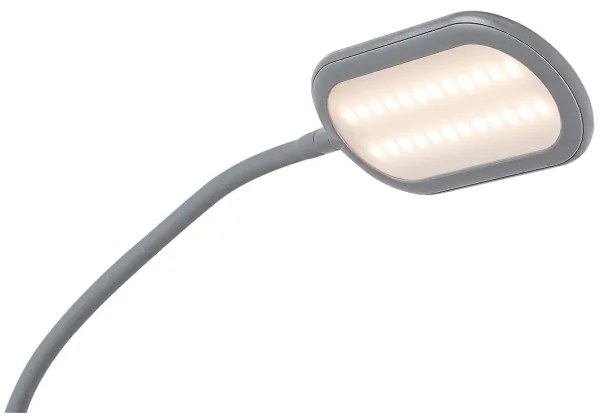 Rabalux 74010 - LED Stmievateľná dotyková stojacia lampa ADELMO LED/10W/230V šedá