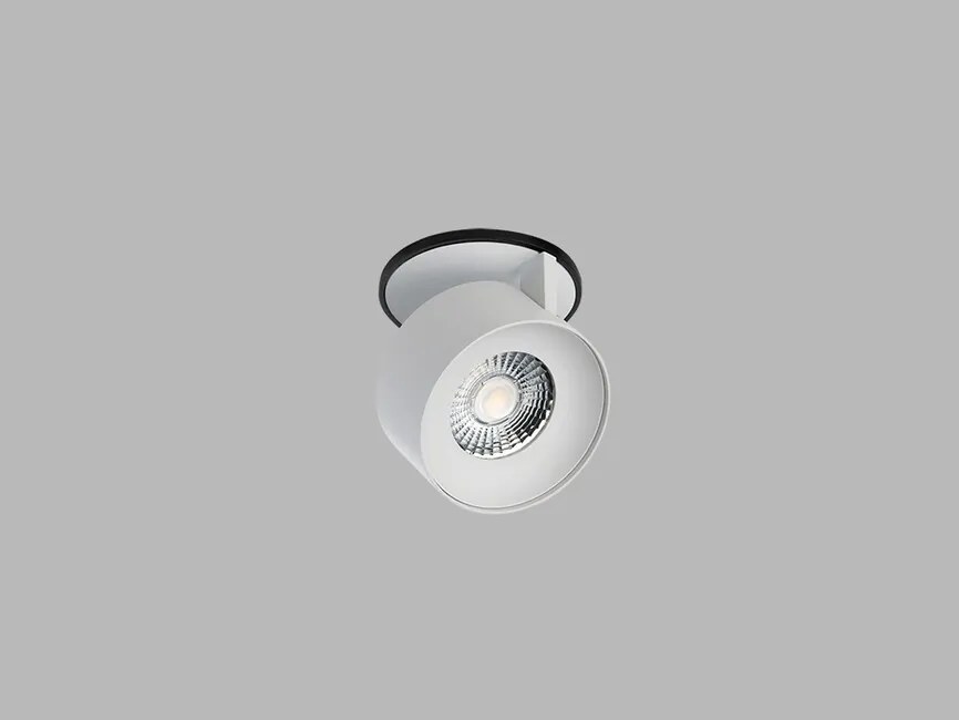 LED2 21507231 Zapustené bodové svietidlo KLIP LED, 11W, 2700K, 770lm, IP20, čierna/biela