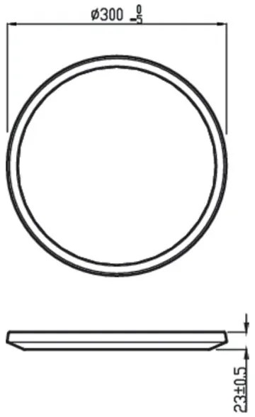 Philips - LED Stmievateľné stropné svietidlo SCENE SWITCH LED/18W/230V