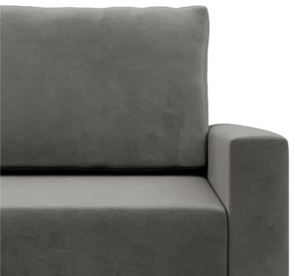 Trojmiestna rozkladacia sedačka BLANK Elegant svetlosivá