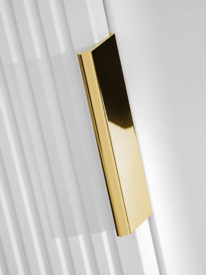 Vysoká kúpeľňová skrinka Casad biela