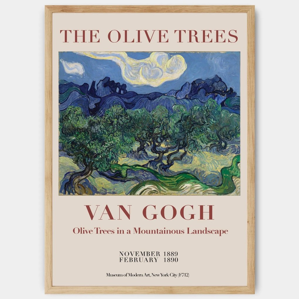 Plagát The Olive Trees | Vincent Van Gogh
