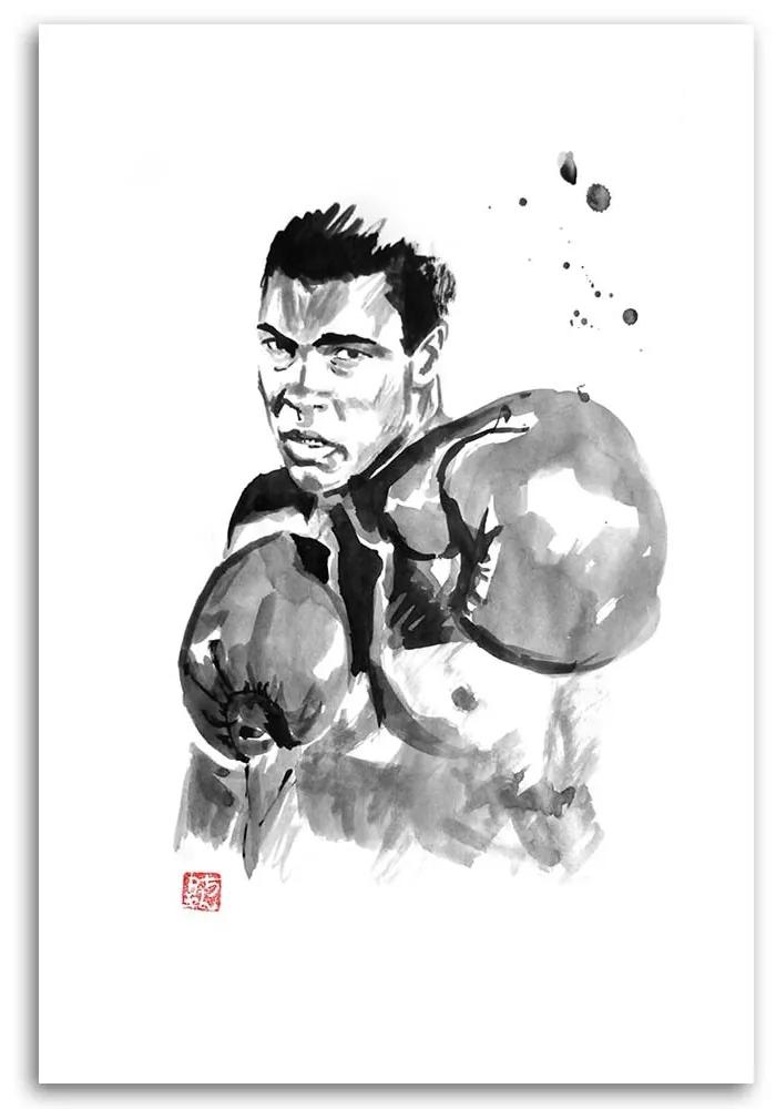 Gario Obraz na plátne Muhammad Ali - Péchane Rozmery: 40 x 60 cm