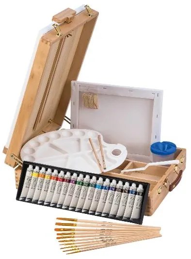 crelando®  Stolový maliarsky stojan v kufríku  (100395013)