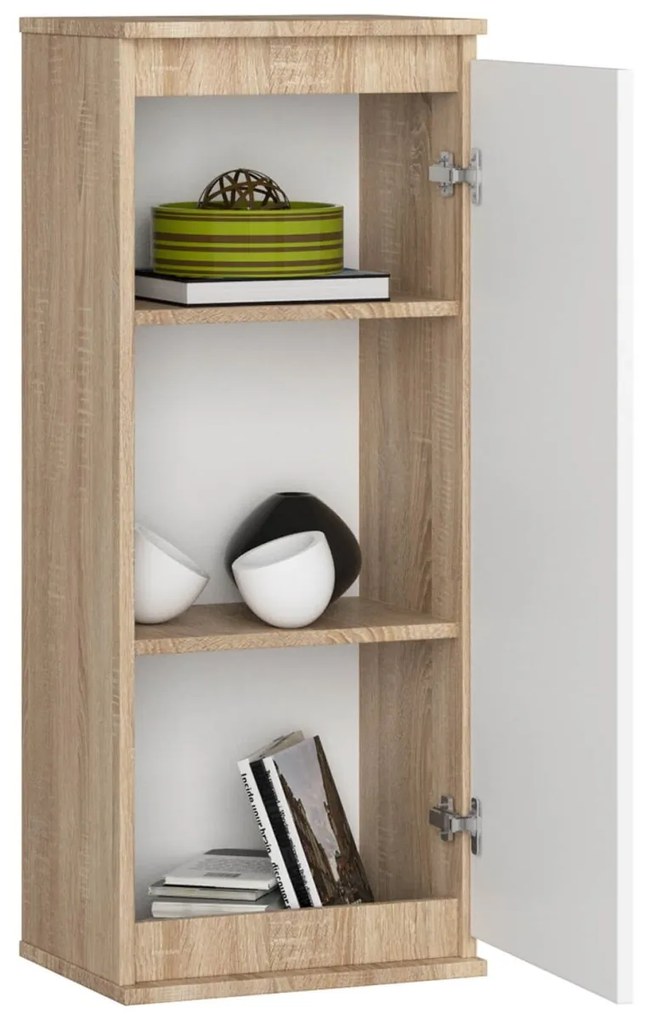 Závesná skrinka Star 40 cm sonoma/biela