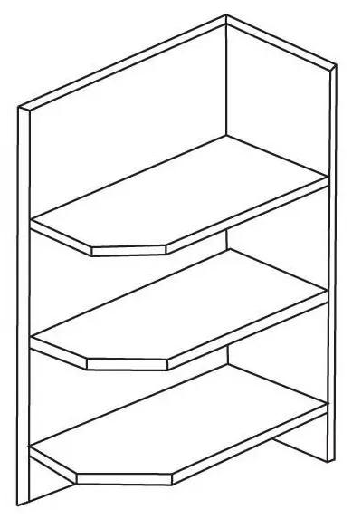 IDEA nábytok Skriňa 2-dverová CORONA vosk