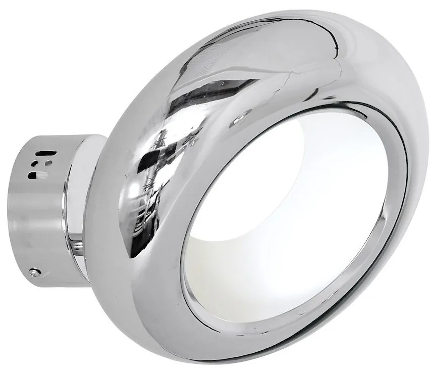 Nástenné svietidlo Mercurio, 1x chrómové kovové tienidlo, ch