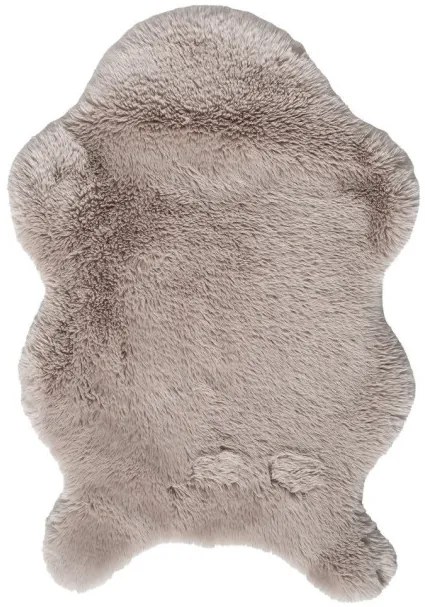 Koberec  FLUFFY tmavobéžový