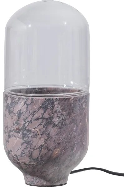 Stolná lampa ASEL 1xE27/25W/230V mramor šedá/hnedá