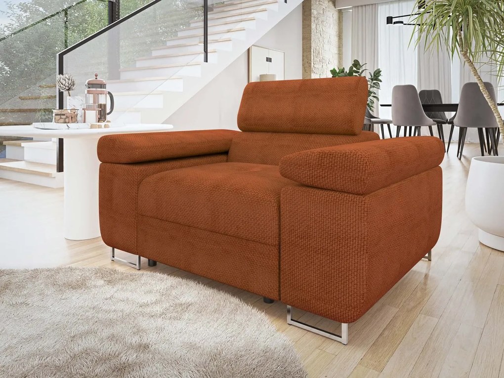Kreslo Torezio 1, Dostupné poťahy: ekokoža Soft 017 (biela) + Lux 05