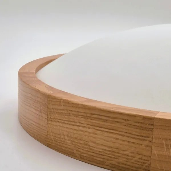 Brilagi - LED Stropné svietidlo CARVALHO SLIM 1xE27/60W/230V dub pr. 27 cm